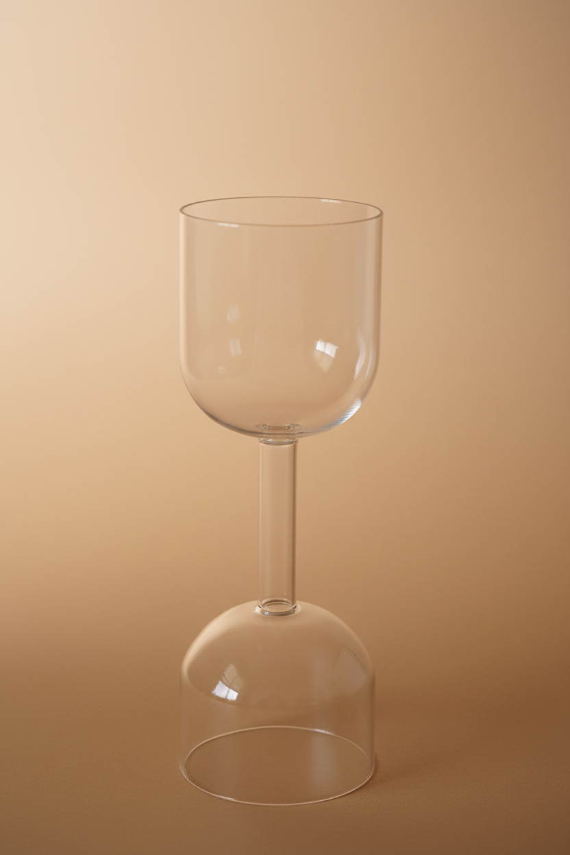 Mini Double-Ended Crystal Singing Bowl Single Set