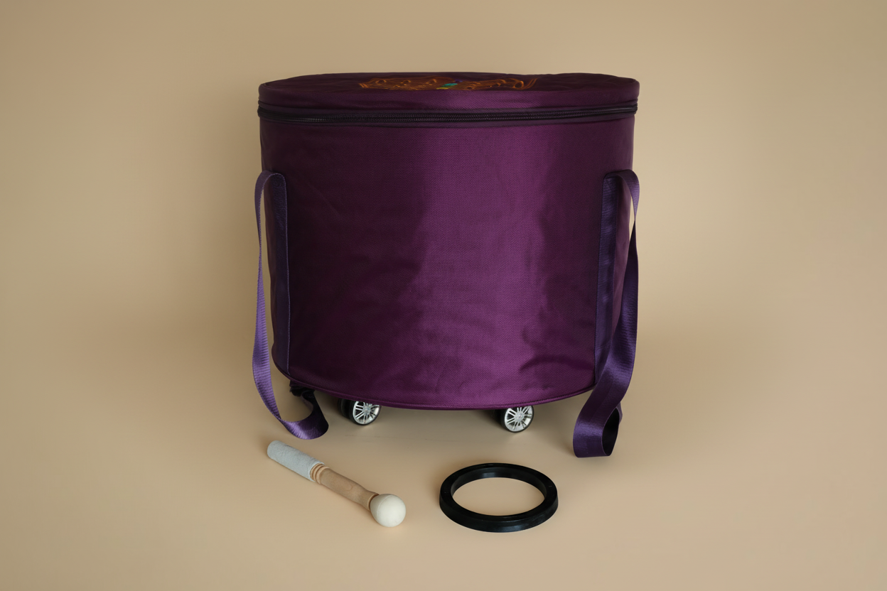 20” Polished Crystal Singing Bowl Single Set