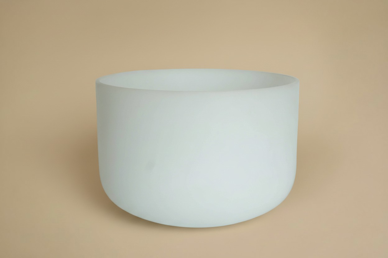 20” Polished Crystal Singing Bowl Single Set