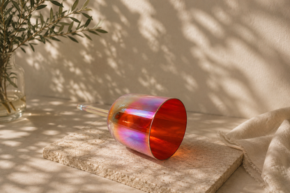 Crystal Handle Bowl with Hard Case and Mallet