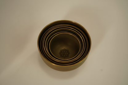 Mini Bronze Singing Bowl Set