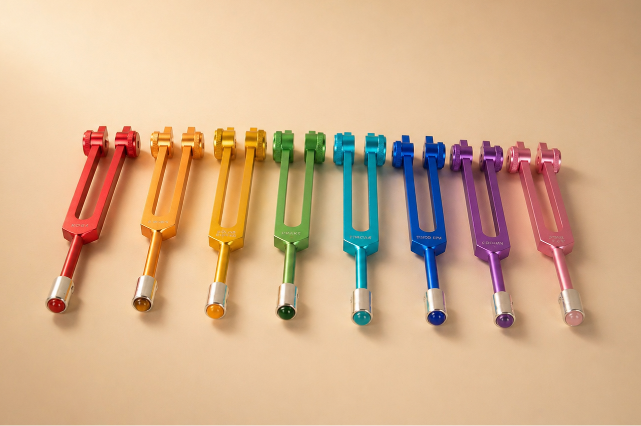 Tuning Fork Set with Carrying Case
