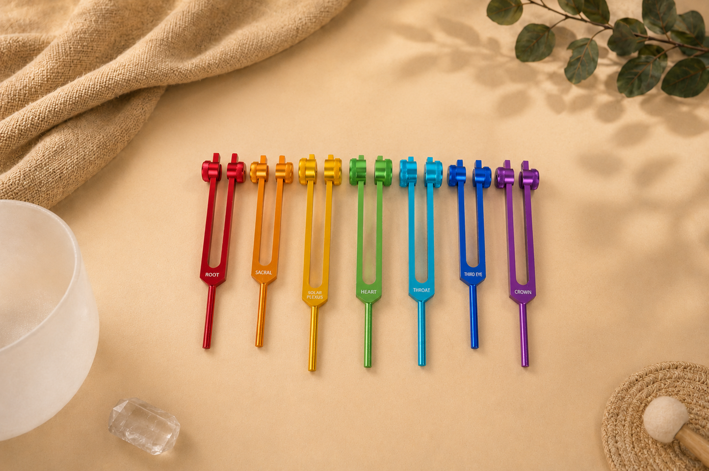 7-Chakra Tuning Fork Set