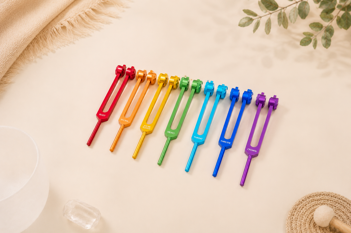 7-Chakra Tuning Fork Set