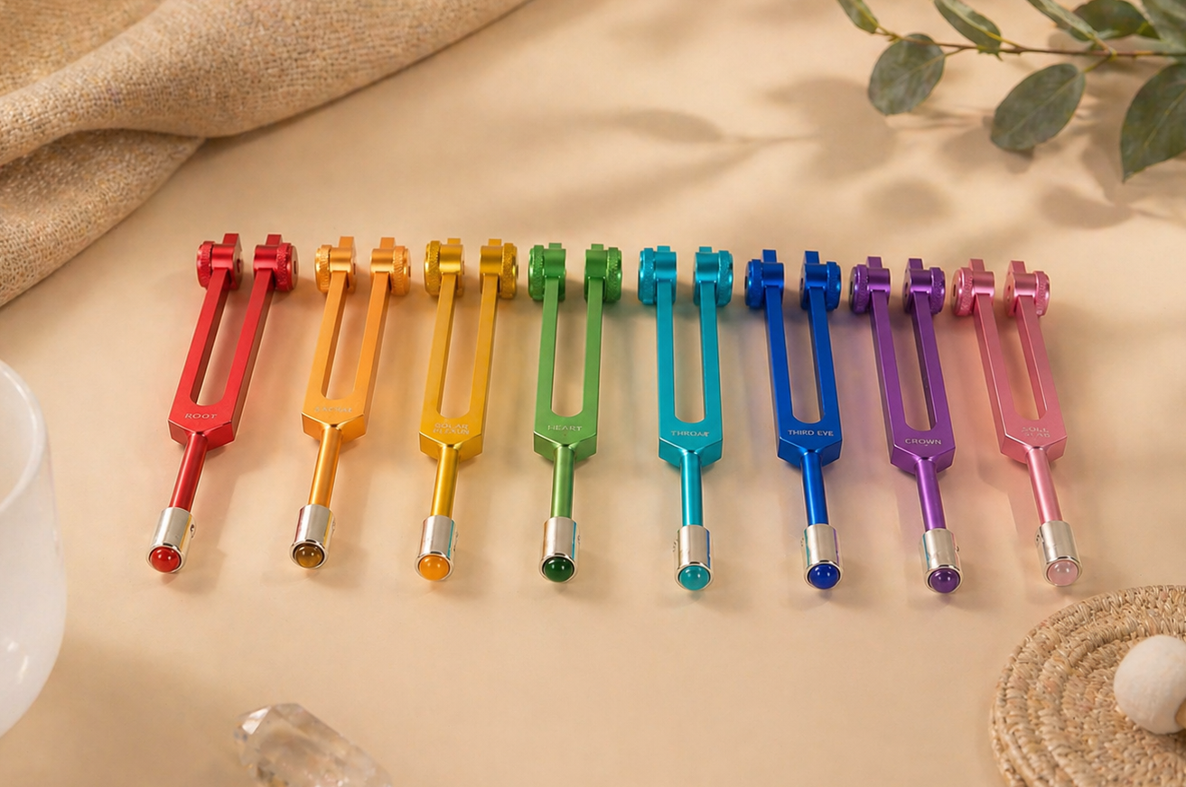 Tuning Fork Set with Carrying Case