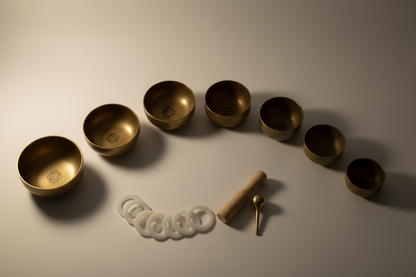 Mini Bronze Singing Bowl Set